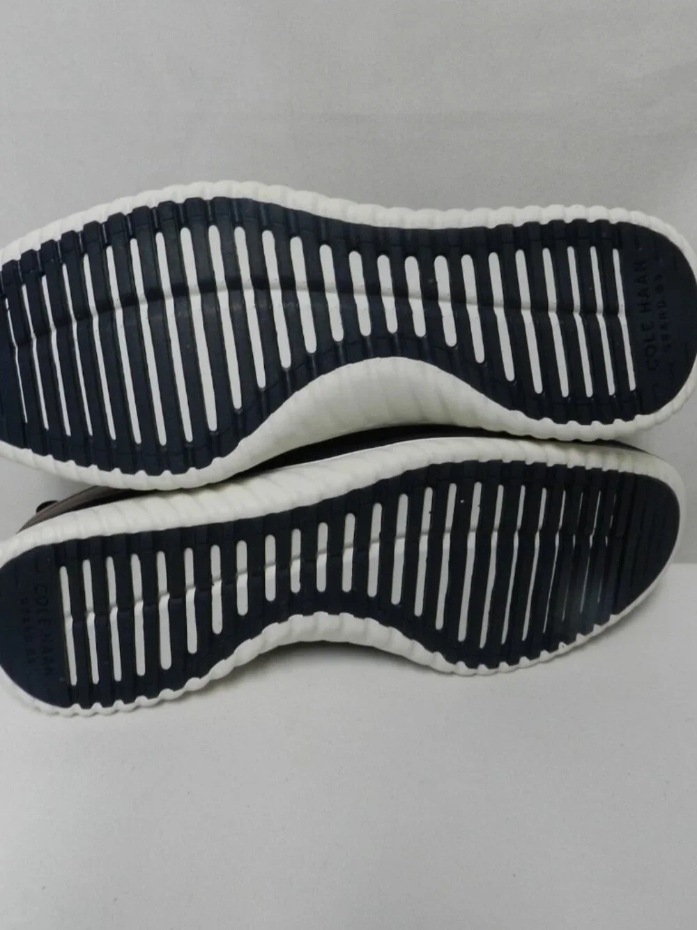 Cole Haan Grand Sport Sneakers Knit w/ Leather blue brown Men NIB NEW Size Sz 10 - Picture 15 of 16